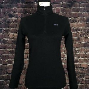 Women’s Black Patagonia 3/4 Zip XS